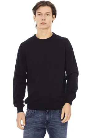 BALDININI Heren, Truien, Blauw, Maat: XL