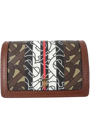 Burberry Dames, Pre-owned, Bruin, Maat: ONE Size Leer