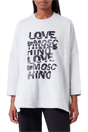 Moschino Dames, Sweatshirts & Hoodies, Grijs, Maat: S
