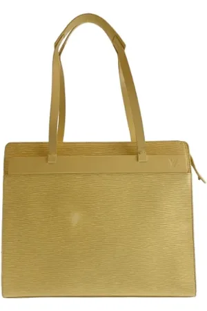 LOUIS VUITTON Dames, Pre-owned, Geel, Maat: ONE Size Leer