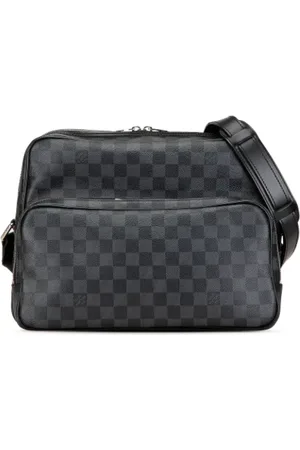 LOUIS VUITTON Dames, Pre-owned, Zwart, Maat: ONE Size Leer