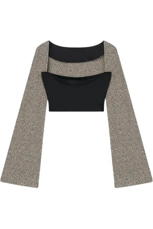 Nanushka Dames, Tops, Zwart, Maat: M Poliester