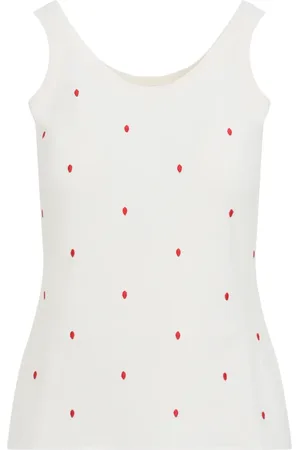 Bottega Veneta Dames, Tops, Wit, Maat: M Katoen