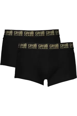 Roberto Cavalli Heren, Ondergoed, Zwart, Maat: XL Katoen