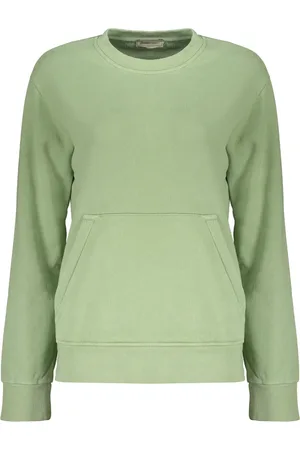 HERNO Dames, Sweatshirts & Hoodies, Groen, Maat: S Katoen