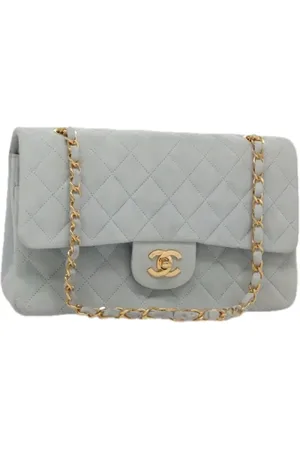 CHANEL Dames, Pre-owned, Blauw, Maat: ONE Size Suède