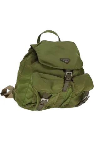 Prada Dames, Pre-owned, Groen, Maat: ONE Size Nylon