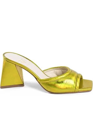 19V69 Italia Dames, Schoenen, Geel, Maat: 36 EU Leer