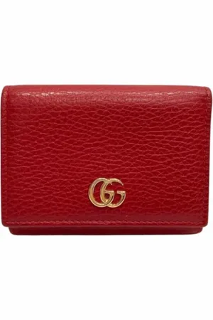 Gucci Dames, Pre-owned, Rood, Maat: ONE Size Leer