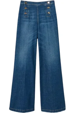 Twin-Set Dames, Jeans, Blauw, Maat: W26