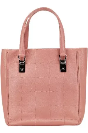CHANEL Dames, Pre-owned, Roze, Maat: ONE Size Leer