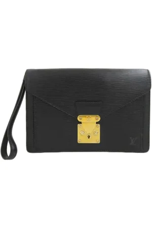LOUIS VUITTON Dames, Pre-owned, Zwart, Maat: ONE Size Leer
