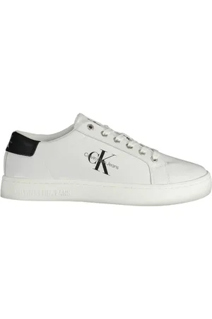 Calvin Klein Heren, Schoenen, Wit, Maat: 45 EU Leer