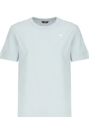 K-Way Dames, Tops, Blauw, Maat: XL Katoen