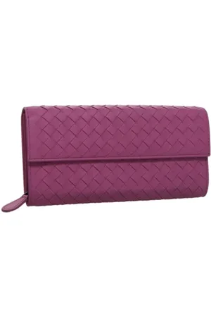 Bottega Veneta Dames, Pre-owned, Paars, Maat: ONE Size Leer