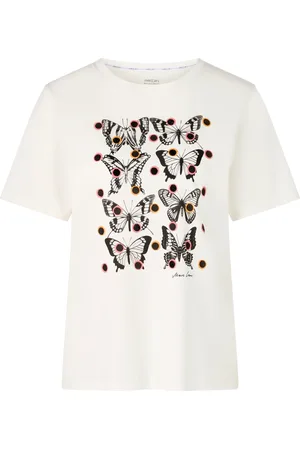 Marc Cain Dames, Tops, Wit, Maat: M Katoen