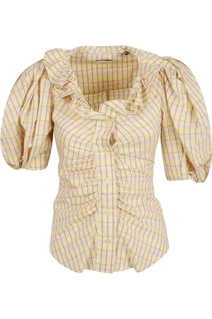 Isabel Marant Dames, Blouses & Shirts, Geel, Maat: XS Katoen