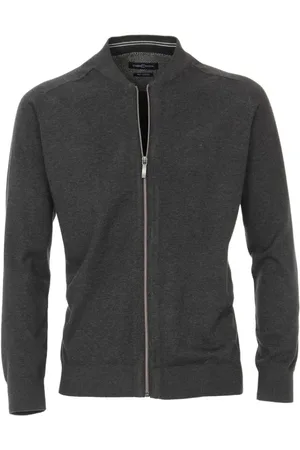 Casa Moda Heren, Truien, Grijs, Maat: L