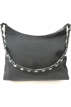 Salvatore Ferragamo Dames, Pre-owned, Zwart, Maat: ONE Size Nylon