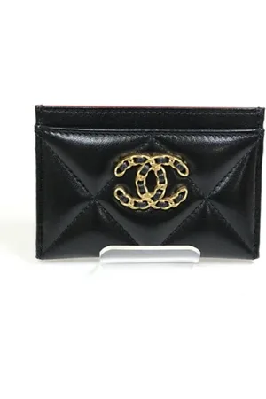 CHANEL Dames, Pre-owned, Zwart, Maat: ONE Size Leer