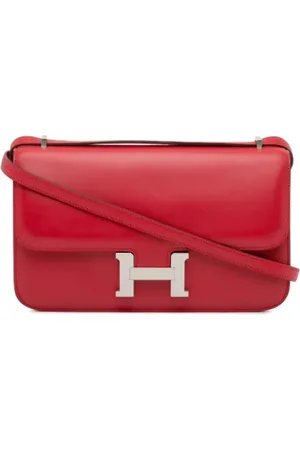 Hermès Dames, Pre-owned, Rood, Maat: ONE Size Leer