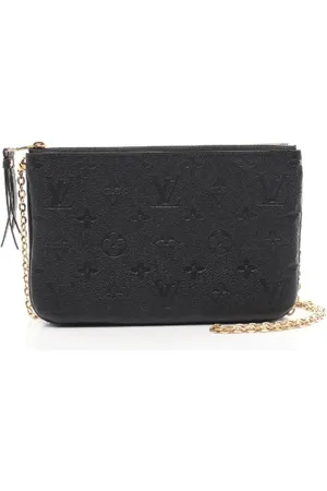 LOUIS VUITTON Dames, Pre-owned, Zwart, Maat: ONE Size Leer