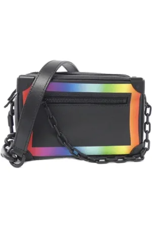 LOUIS VUITTON Dames, Pre-owned, Zwart, Maat: ONE Size Leer