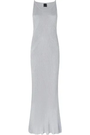 Pinko Dames, Jurken, Grijs, Maat: M