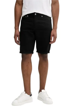Calvin Klein Heren, Korte broeken, Zwart, Maat: W36 Katoen