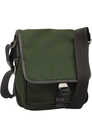 Prada Dames, Pre-owned, Groen, Maat: ONE Size Nylon