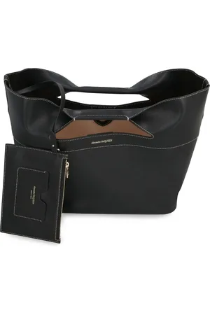 Alexander McQueen Dames, Tassen, Zwart, Maat: ONE Size Leer