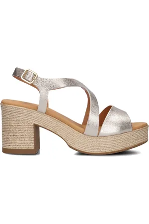 Stefano Lauran Dames, Schoenen, Grijs, Maat: 36 EU Leer