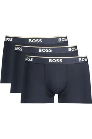 HUGO BOSS Heren, Ondergoed, Blauw, Maat: XL Katoen