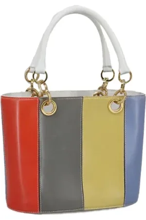 Salvatore Ferragamo Dames, Pre-owned, Veelkleurig, Maat: ONE Size Leer