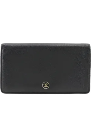 CHANEL Dames, Pre-owned, Zwart, Maat: ONE Size Leer