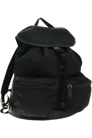 Prada Dames, Pre-owned, Zwart, Maat: ONE Size Leer