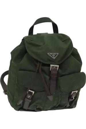 Prada Dames, Pre-owned, Groen, Maat: ONE Size Nylon