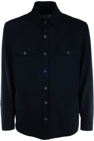 CRUNA Heren, Overhemden, Blauw, Maat: L
