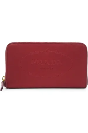 Prada Dames, Pre-owned, Rood, Maat: ONE Size Leer