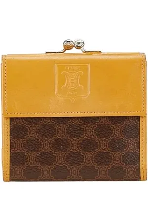 Céline Dames, Pre-owned, Geel, Maat: ONE Size Leer