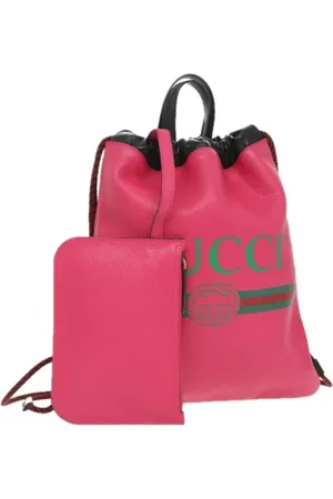 Gucci Dames, Pre-owned, Roze, Maat: ONE Size Leer
