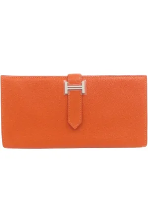 Hermès Dames, Pre-owned, Oranje, Maat: ONE Size Leer