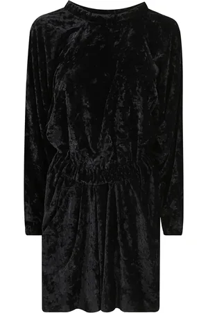 Isabel Marant Dames, Jurken, Zwart, Maat: 2XS Poliester