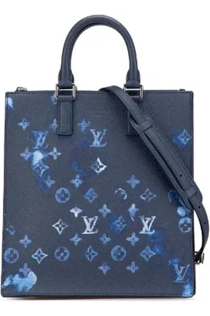 LOUIS VUITTON Dames, Pre-owned, Blauw, Maat: ONE Size Leer