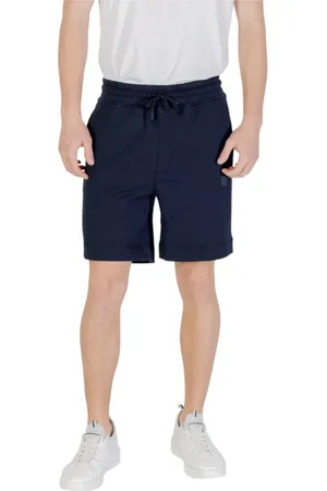 HUGO BOSS Heren, Korte broeken, Blauw, Maat: S Katoen