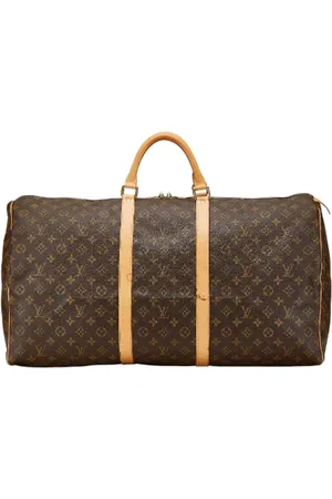 LOUIS VUITTON Unisex, Pre-owned, Bruin, Maat: ONE Size Leer