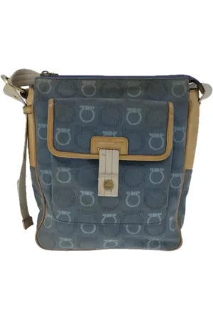 Salvatore Ferragamo Dames, Pre-owned, Blauw, Maat: ONE Size Denim