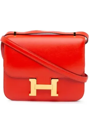 Hermès Dames, Pre-owned, Rood, Maat: ONE Size Leer
