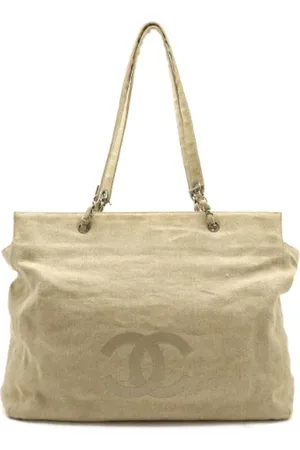CHANEL Dames, Pre-owned, , Maat: ONE Size Katoen