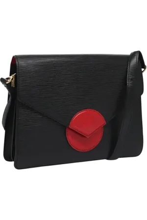 LOUIS VUITTON Dames, Pre-owned, Zwart, Maat: ONE Size Leer